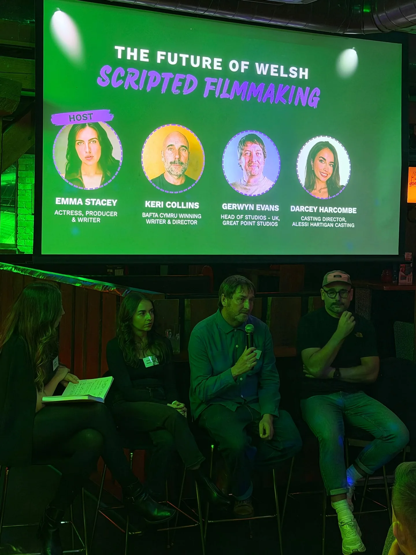 Panel discussion on the future of scripted filmmaking in Wales