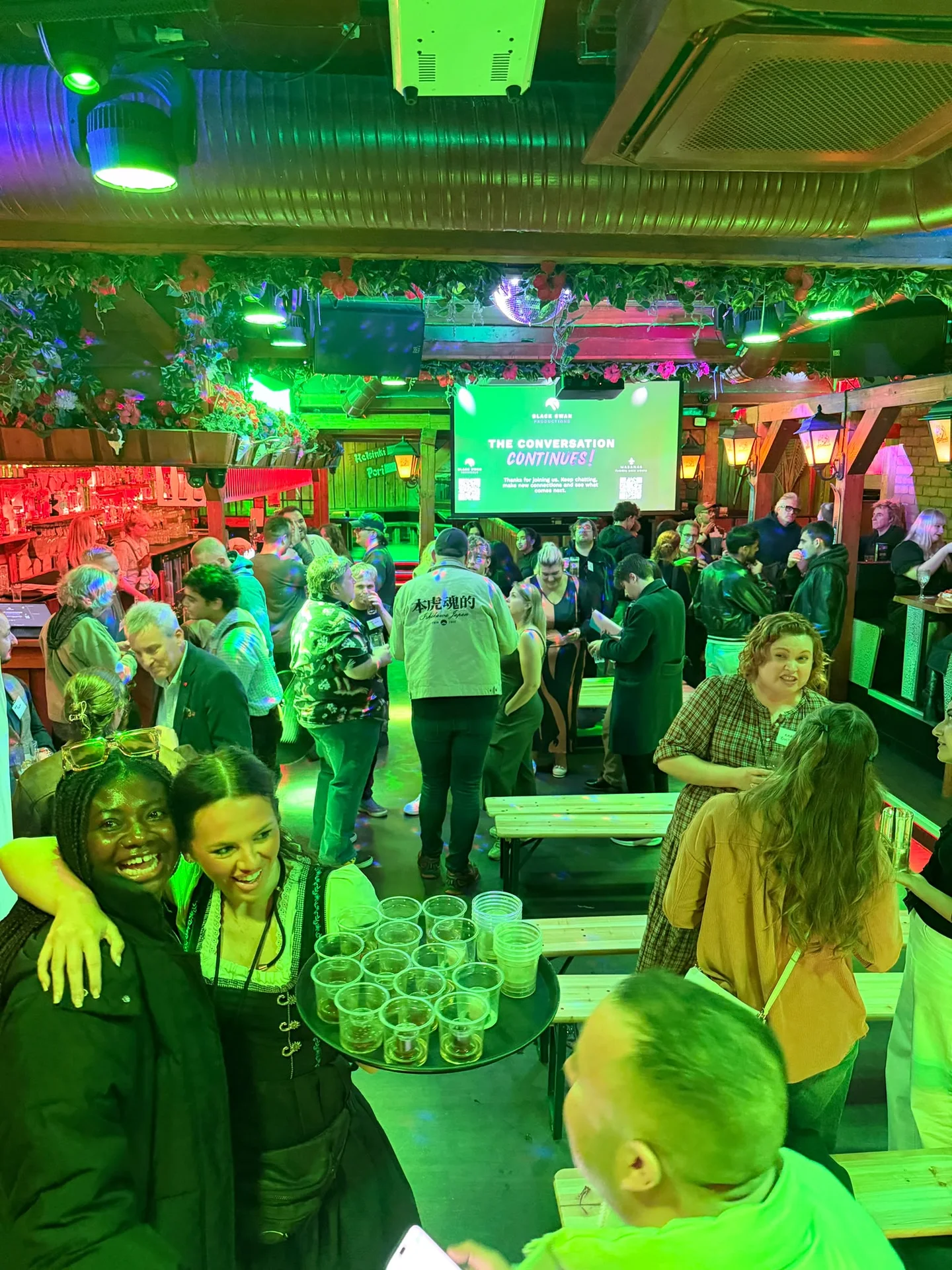 Guests networking at the Creative Industry Night in Cardiff