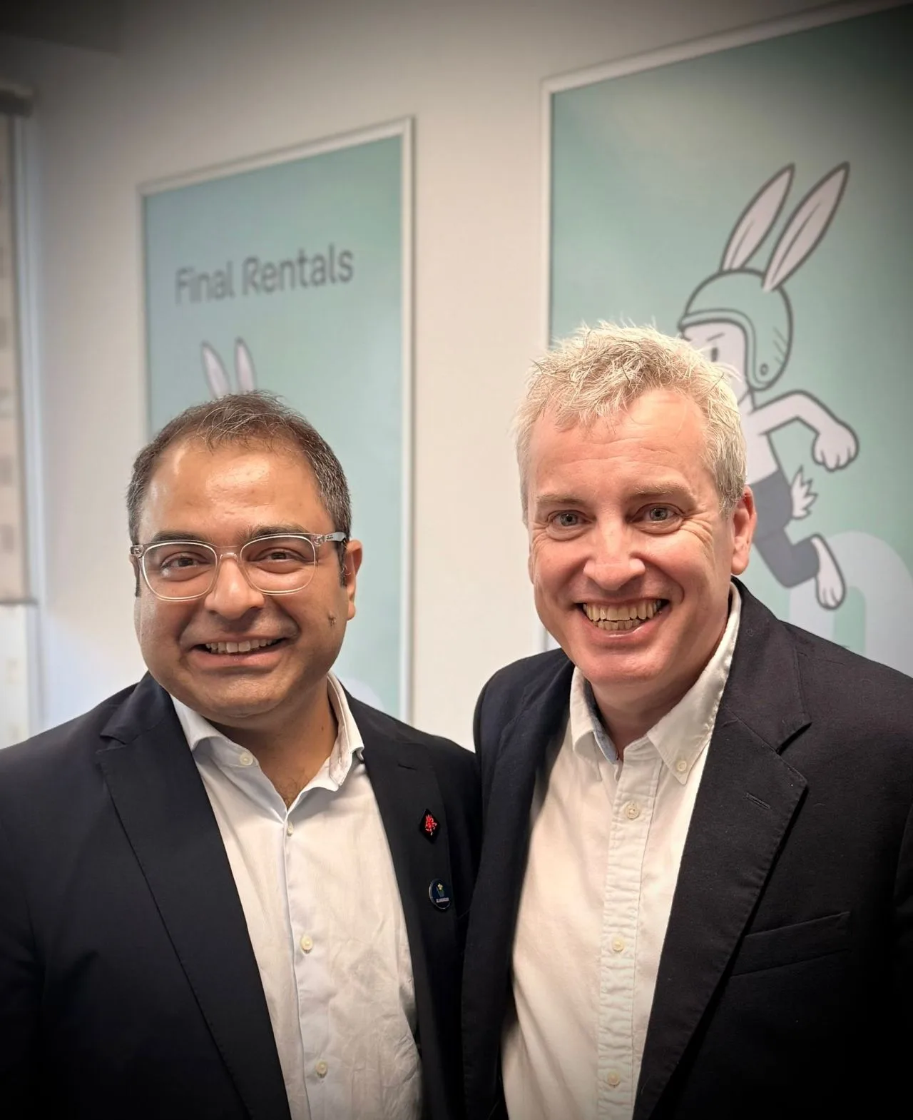 Visiting the team at Final Rentals