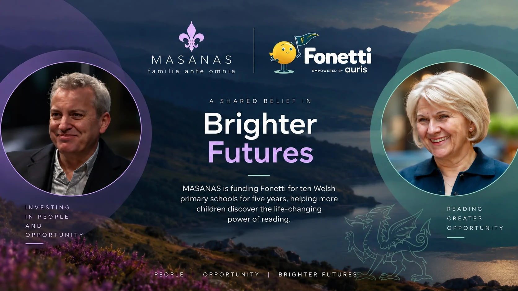 MASANAS Commits Five Years of Reading Support to Ten Welsh Primary Schools